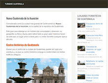 Tablet Screenshot of lugaresturisticosdeguatemala.com
